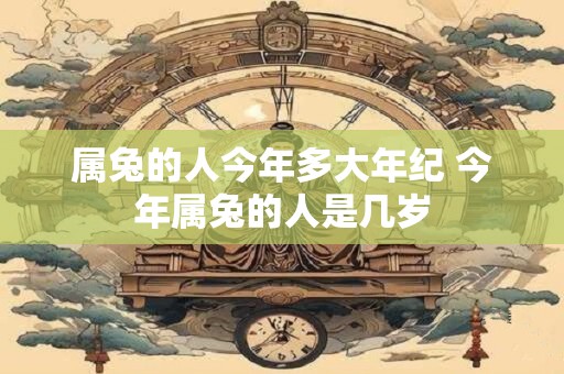 属兔的人今年多大年纪 今年属兔的人是几岁