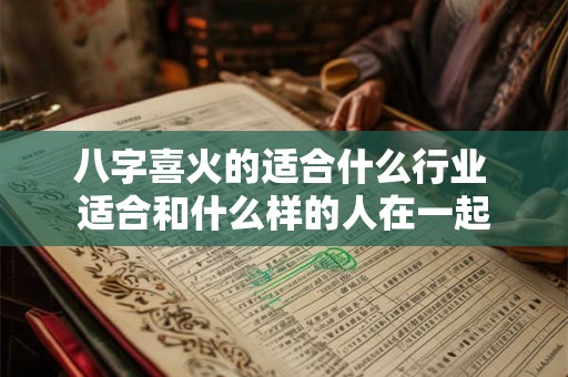 八字喜火的适合什么行业 适合和什么样的人在一起