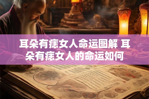 耳朵有痣女人命运图解 耳朵有痣女人的命运如何