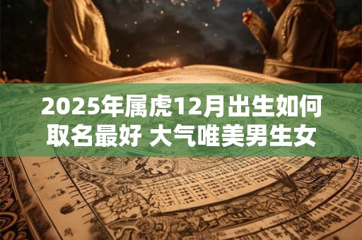2025年属虎12月出生如何取名最好 大气唯美男生女生名