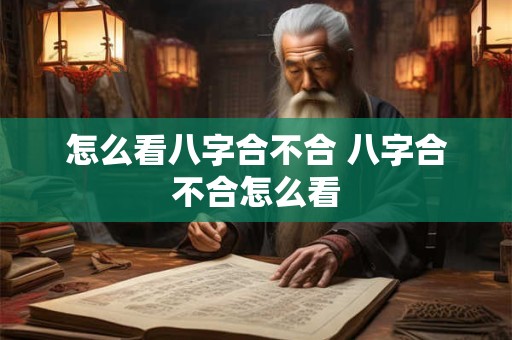 怎么看八字合不合 八字合不合怎么看