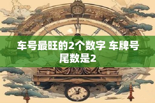 车号最旺的2个数字 车牌号尾数是2