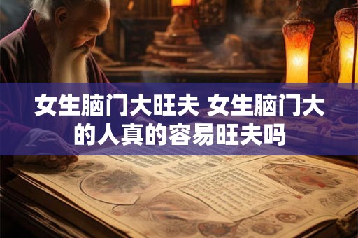 女生脑门大旺夫 女生脑门大的人真的容易旺夫吗