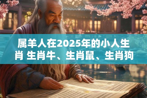 属羊人在2025年的小人生肖 生肖牛、生肖鼠、生肖狗