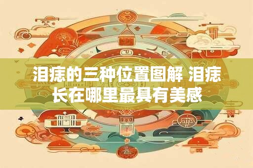 泪痣的三种位置图解 泪痣长在哪里最具有美感