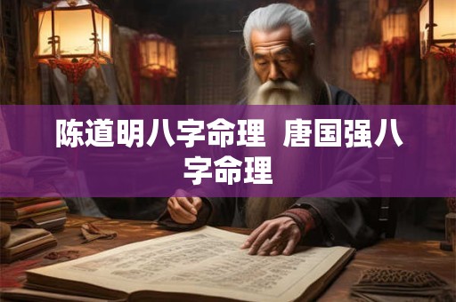 陈道明八字命理  唐国强八字命理