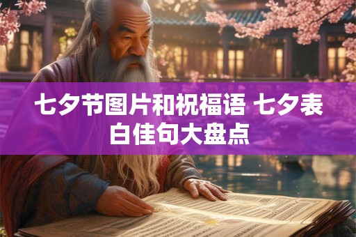 七夕节图片和祝福语 七夕表白佳句大盘点