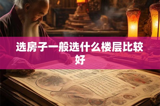选房子一般选什么楼层比较好 选房子一般选什么楼层比较好