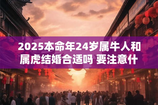 2025本命年24岁属牛人和属虎结婚合适吗 要注意什么