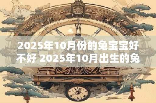 2025年10月份的兔宝宝好不好 2025年10月出生的兔宝宝靠谱吗