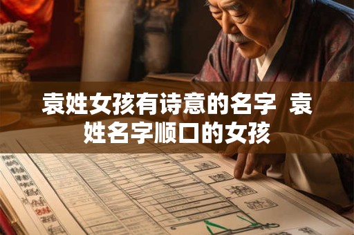 袁姓女孩有诗意的名字  袁姓名字顺口的女孩