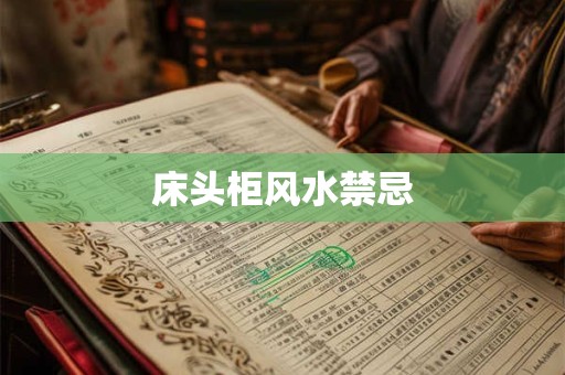 床头柜风水禁忌