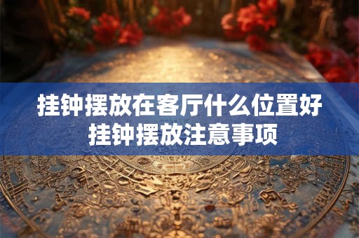 挂钟摆放在客厅什么位置好 挂钟摆放注意事项