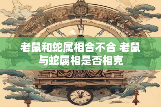 老鼠和蛇属相合不合 老鼠与蛇属相是否相克