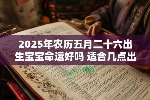 2026年农历五月二十六出生宝宝命运好吗 适合几点出生