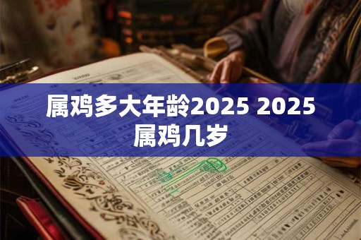 属鸡多大年龄2025 2025属鸡几岁