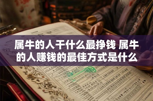 属牛的人干什么最挣钱 属牛的人赚钱的最佳方式是什么