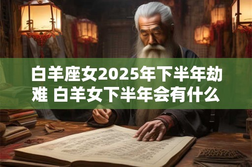 白羊座女2025年下半年劫难 白羊女下半年会有什么灾祸