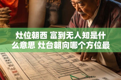 灶位朝西 富到无人知是什么意思 灶台朝向哪个方位最好