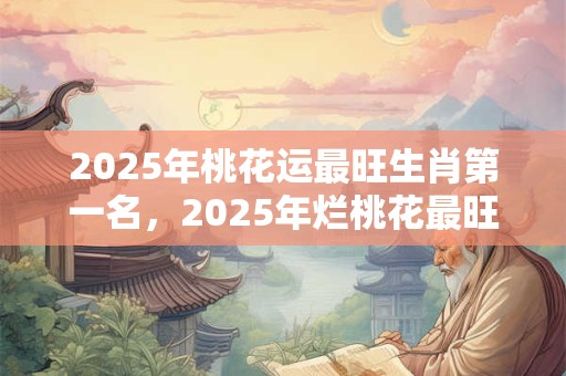 2025年桃花运最旺生肖第一名，2025年烂桃花最旺生肖