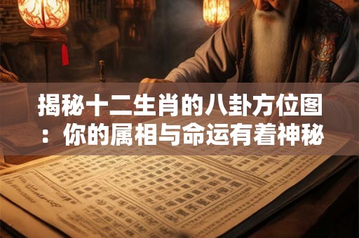 揭秘十二生肖的八卦方位图：你的属相与命运有着神秘联系！