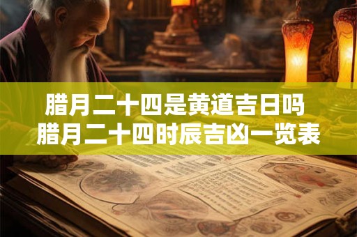 腊月二十四是黄道吉日吗 腊月二十四时辰吉凶一览表