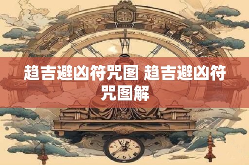 趋吉避凶符咒图 趋吉避凶符咒图解