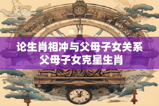 论生肖相冲与父母子女关系 父母子女克星生肖