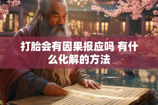 打胎会有因果报应吗 有什么化解的方法