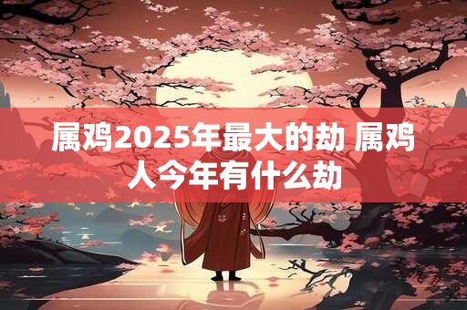 属鸡2025年最大的劫 属鸡人今年有什么劫