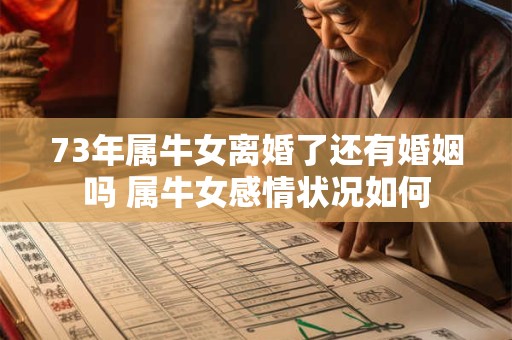 73年属牛女离婚了还有婚姻吗 属牛女感情状况如何