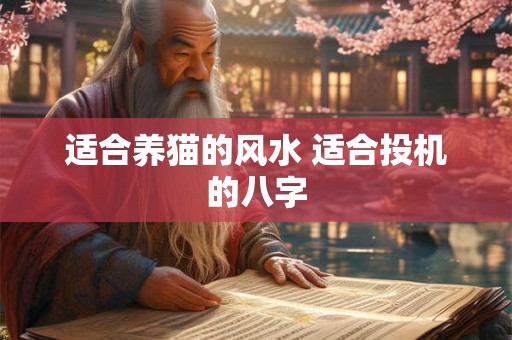 适合养猫的风水 适合投机的八字