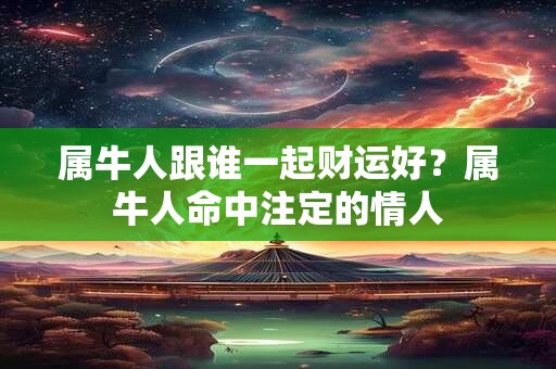 属牛人跟谁一起财运好?属牛人命中注定的情人 属牛人跟谁一起财运好?属牛人命中注定的情人