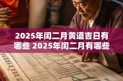 2026年闰二月黄道吉日有哪些 2026年闰二月有哪些黄道吉日 2026年闰二月黄道吉日有哪些 2026年闰二月有哪些黄道吉日