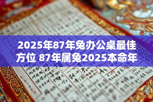 2025年87年兔办公桌最佳方位 87年属兔2025本命年办公桌怎么放