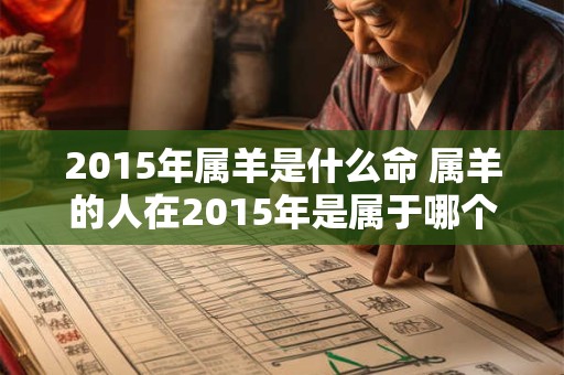 2015年属羊是什么命 属羊的人在2015年是属于哪个命格 2015年属羊是什么命 属羊的人在2015年是属于哪个命格