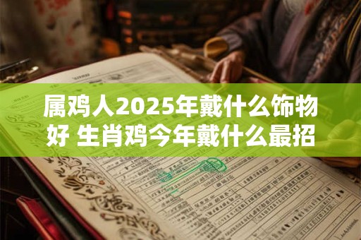 属鸡人2026年戴什么饰物好 生肖鸡今年戴什么最招财