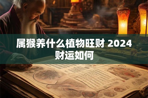 属猴养什么植物旺财 2024财运如何