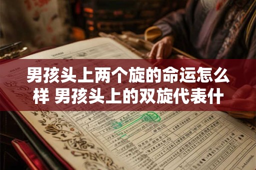 男孩头上两个旋的命运怎么样 男孩头上的双旋代表什么命运