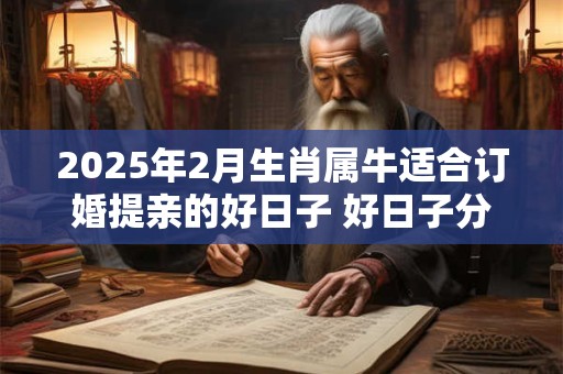 2025年2月生肖属牛适合订婚提亲的好日子 好日子分析