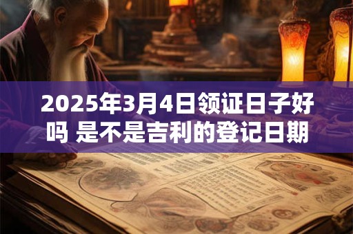 2025年3月4日领证日子好吗 是不是吉利的登记日期