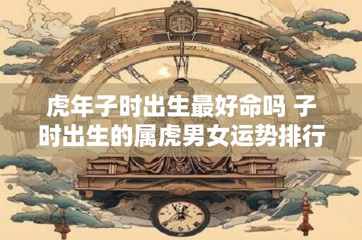 虎年子时出生最好命吗 子时出生的属虎男女运势排行