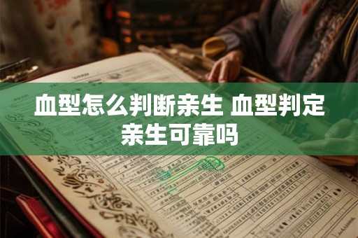 血型怎么判断亲生 血型判定亲生可靠吗 血型怎么判断亲生 血型判定亲生可靠吗