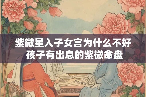 紫微星入子女宫为什么不好 孩子有出息的紫微命盘