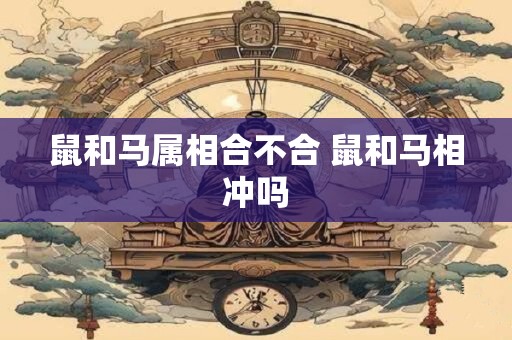 鼠和马属相合不合 鼠和马相冲吗