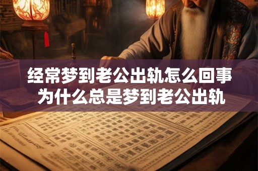 经常梦到老公出轨怎么回事 为什么总是梦到老公出轨