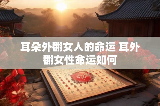 耳朵外翻女人的命运 耳外翻女性命运如何