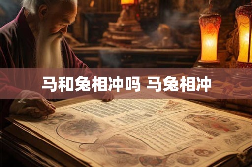 马和兔相冲吗 马兔相冲