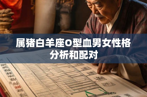 属猪白羊座O型血男女性格分析和配对
