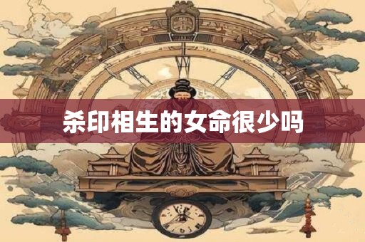 杀印相生的女命很少吗